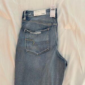 American Eagle distressed skinny jeans